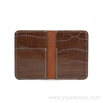 leather wallet travel wholesale RFID ID card holders